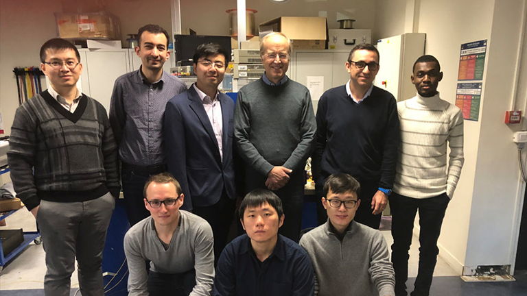 Visite de John Bowers (UCSB) à Télécom Paris en décembre 2018
